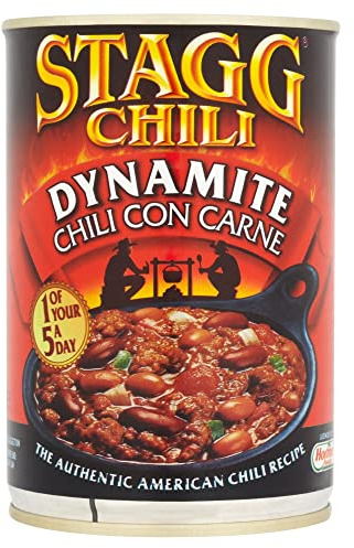 STAGG Chili Dynamite Hot Chili Con Carne 400 g (Pack of 6)