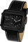JACQUES LEMANS Herrenuhr Madrid Lederarmband massiv Edelstahl ip-black 1-1708C