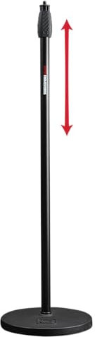 Gator Frameworks - GFW-MIC-1000 - pied de micro de table embase ronde de 10