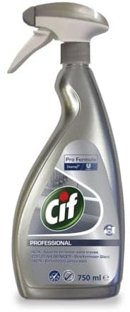 Cif Acero inoxidable profesional – Juego de 6 unidades 750 ml