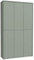 DEINE TANTE EMMA Schuhschrank Alice Springs Stauraum Garderobenschrank Mehrzweckschrank Salbei Green Grün ca. 110 x 192 x 35 cm