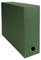 Exacompta 89523E Scatola per progetti dorso 90mm carta rivestita in tessuto - Verde