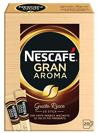 Nescafé Gran Aroma Caffè Solubile - Confezioni da 20 Sacchettini