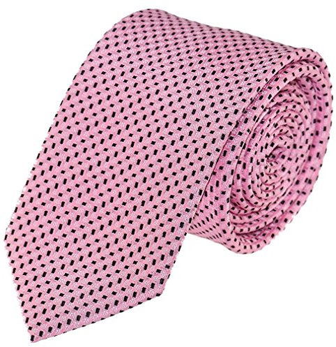 Louis Binder de Luxe Krawatte Tie Schlips große Auswahl viele Farben 104 rosa