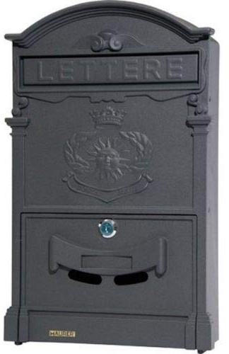 CASSETTA POSTALE MAURERROYAL GRIGIO ANTICHIZZATO ALLUMINIO