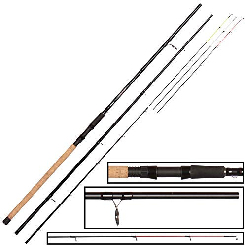 Okuma Feederrute Ceymar 3,90m 60-120g - Angelrute zum Friedfischangeln mit Futterkorb, Grundrute zum Feederangeln auf Weißfische