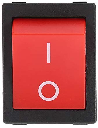 Samfox Interruttore a Bilanciere Interruttore per Saldatrice Interruttore a 4 Pin a 2 Posizioni Tipo di Barca ON/off Interruttore a Bilanciere 30A (1 Pz)
