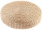 MagiDeal Handgefertigtes, umweltfreundliches, gestricktes, gestricktes flaches Sitzkissen aus Stroh im japanischen Stil, handgewebtes Tatami-Bodenkissen - 50x50cm