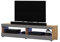 Selsey Viansola - Mueble TV - 100 cm - Roble Lancaster/Gris Brillo - con iluminación LED – Moderno