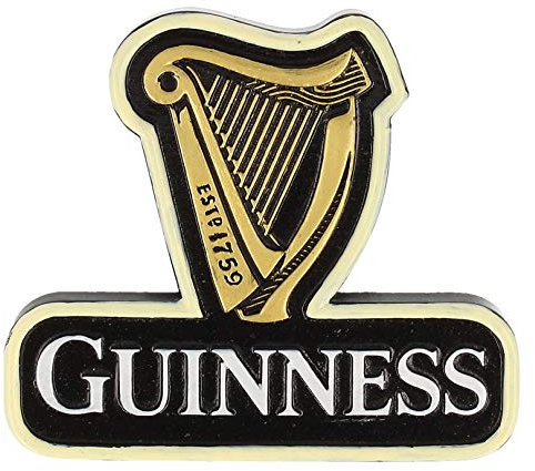 Guinness Official Merchandise Klassisches Harfen-Design, Kunstharz-Magnet