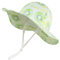 LANGZHEN UPF Strand Sonnenschutz Hut für Baby Mädchen Einstellbare Kleinkind Kinder Hut Wide Brim Sommer Spiel Hut mit Kinnriemen (Kiwi Frucht, L: 2T-4T (52cm /20.5))