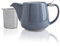 VIVILINEN Porcelain Teapot with SLS Lids and Removable Infuser, 550ml/18.6oz Ceramic Stump Teapot for Blooming & Loose Leaf Tea Grey