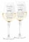 Colorfamily Coppia Calici Personalizzati SanValentino Set da 2 calici Vino Partners in Wine Matrimonio Fidanzamento Amore Auguri 500 ml