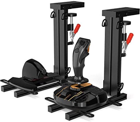 DIWANGUS Lot de 2 Supports de Table pour Thrustmaster T.16000M FCS HOTAS/T Flight HOTAS/Warthog, Joystick Logitech X56/X52/X52 Pro - Sans Installation