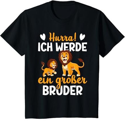 Schwangerschaft verkünden ich werde ein großer Bruder T-Shirt