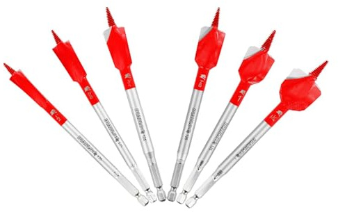Diablo 6-Piece Set Demo Demon Spade Bit for Nail-Embedded Wood