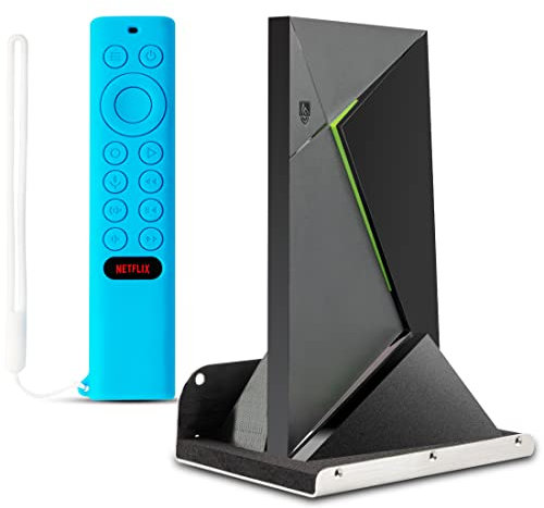 Wabracket Wandhalterung für Nvidia Shield TV Pro Streaming Media Player mit Silikon-Fernbedienungs-Schutzhülle