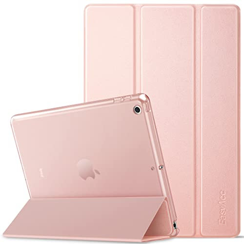 EasyAcc Funda para iPad 9.7 2018 iPad 6/2017 iPad 5, Ultra Slim Premium Piel sintética para iPad de 9.7 Pulgadas A1822 A1823 A1954 A1893,Oro Rosa