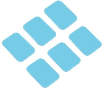 Beurer EM55 Menstrual Relax+ Gel Pads | Includes 6 Self-Adhesive Electrode Pads | Electrode Replacement Set