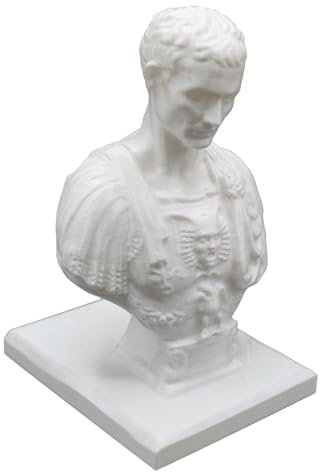 Julius Caesar Stifthalter | Harz Iden Des März Bleistifthalter | Caesar Hälfte Körper Statue Desktop Organizer | Kreative Bleistift Eimer Für Freunde Haus/Schreibtisch/Schule/Geburtstag Geschenk