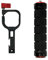 FEICHAO Handle Grip Stabilizer Adapter Gimbal Mount Extension Bracket Compatible with M3 M3S Smooth5/5S (Clamp+Handle)