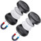 2 Pack Magnet AirTag Holder,IPX8 Waterproof Case AirTag Sticker Bike Mount,Compatible with Apple AirTag丨Strong Neodymium Magnet,Easy Installation for Car,Utility Trailer,Bike,Metal Surfaces etc.