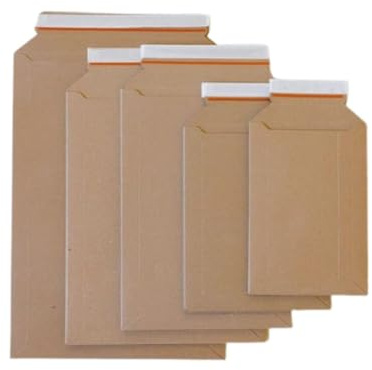 500 Stück Versandtaschen A4 für Warensendung aus Pappe gepolsterte Versandtasche B4 Büwa Verpackung für den Versand, Post Portooptimiert 250x353 Maxibrief Großbrief Briefumschlag selbstklebend