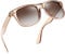 Joopin Square Polarised Sunglasses for Men Women UV Protection Unisex Retro Brown Sunglasses Man for Driving Hiking Fishing Sports (Clear Brown Frame)