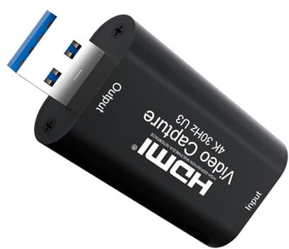 ALcorY Scheda di acquisizione video USB3.0 Chip MS2130 4K30hz mini telecamera di sorveglianza for computer conversione top box