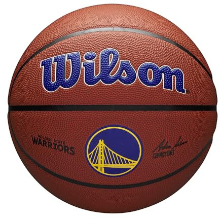 Wilson NBA Team Alliance Basketball, Mit Einer Pure Feel Oberfläche und Dual Depth Technologie, Verbesserte Luftstabilität, Farbe: Braun, Größe: 7