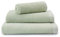 URBANARA Frottee-Handtücher Faia 4er-Set I 100% Bio-Baumwolle Made in Portugal Oeko Tex Standard 100 I 2X Handtuch [50x100 cm], 1x Duschtuch [100x150 cm], 1x Badetuch [70x140 cm], Pistazie