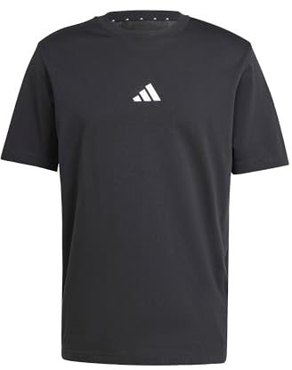adidas Essentials Small Logo Single Jersey T-Shirt Black/White