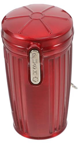 SOLUSTRE Taschenaschenbecher Mit Deckel Tragbarer Mini Aschenbecher Für Reisen Camping Und Effektive Geruchskontrolle Leicht Und Handlich Für Drinnen Und Draußen