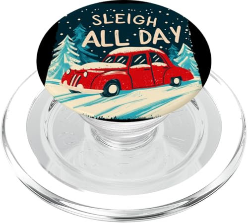 Happy Winter Season with this funny Schlitten All Day Costume PopSockets PopGrip für MagSafe