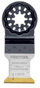 Festool Starlock 578095 Lame de scie oscillante en carbure MSB 40/32/HM/OSC