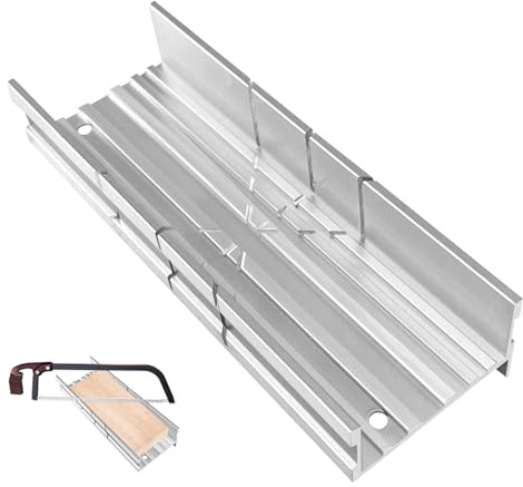 Metal Mitre Block,5.3, Mitre Box for Hand Saw,for DIY Woodworker Carpenter