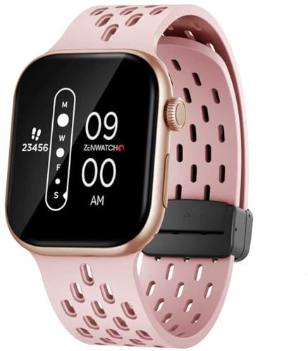 Zenwatch Pulse One Rosegold Unisex Smartwatch, Bluetooth Telefonie, 1,75 Zoll AMOLED, 100+ Sportmodi, Herzfrequenzmesser, SPO?, Schlaftracking, IP65 Wasserdicht, Android iOS kompatibel