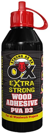 PEBBLE HUG Extra Strong Wood Adhesive PVA D3, Fast Setting and Strong Hold, Smooth Flow Formula, DIY Projects, Perfect for Woodworkers, Carpenters, Craftsmen, Fixing Loose Joints, 250ml