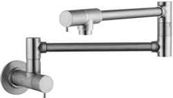 Hansgrohe HG04057860 04057860 Pot Filler, Steel Optik, 5