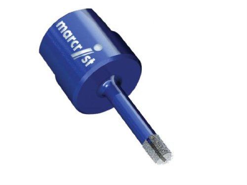 Marcrist Tile Drill PG850 Diameter 6 mm / 8 mm / 10 mm / 15 mm / 19 mm / 22 mm / 26 mm / 32 mm / 36 mm / 53 mm / 58 mm / 65 mm / 70 mm / 80 mm / 112 mm - Tiles, Porcelain Stoneware Clinker Natural Stone Granite Marble Ceramic Terracotta - Perfect for Tilers