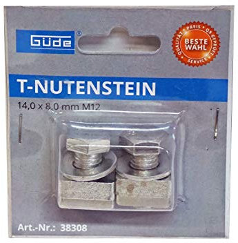 Güde T-Nutenstein groß Set ; 2 Stk.