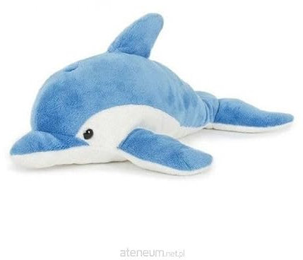 Plüschtier Delfin groß blau-weiß