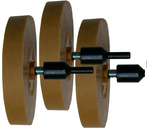 LudwigLacke Lackierzubehör 3 Zierstreifen Radierer Folienradierer mit Adapter 88mm