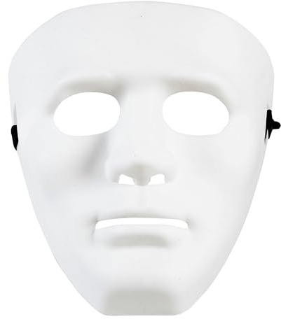 W WIDMANN MILANO Party Fashion - Anonymousmaske, Kostümzubehör, Accessoire, Karneval, Halloween, Mottoparty