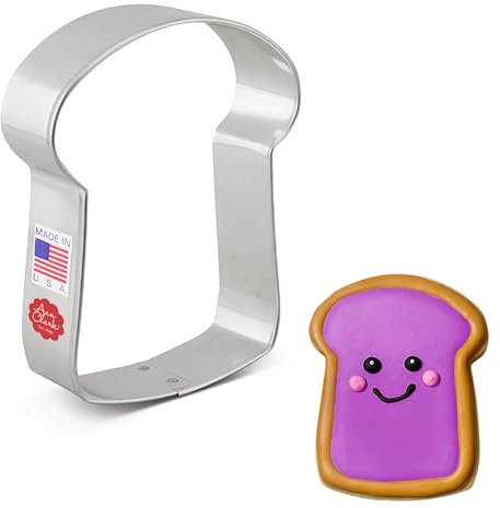 Ann Clark Cookie Cutters Slice of Bread Cookie Cutter, 9.5 cm