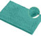 LuxUrux Bath Mat-Extra-Soft Plush Bath Shower Bathroom Rug, 1'' Chenille Microfiber Material, Super Absorbent Shaggy Bath Rug (Turquoise, 50 x 80 cm)