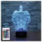 Comiwe Schildkröte (D) 3D Illusion Nachtlicht Lampe Spielzeug,Dekoration LED Nachttischlampe 16 Farben Ändern mit Fernbedienung,Weihnachten Geburtstagsgeschenk Für Mädchen Jungen Kinder Freunde