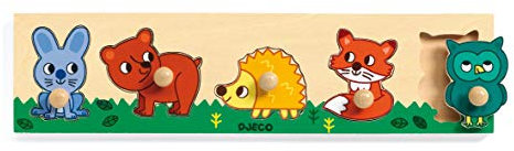 DJECO 31119 Einsteckbar Forest'n'co Spielzeug zum Stapeln und Anpassen
