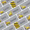 My Nametags® Award-Winning Name Stickers for Clothes & Items | 56 No-Iron, Washable Stick-On Tags for Babies, Kids & Adults | Construction Stickers (Grey)