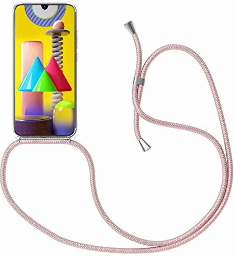 BestST Coque Cordon de Cou pour Huawei P30 Lite Étui avec Collier,Housse en Tour de Cou Lanière en Corde,Lanyard Case,Cover Necklace Bandouilière Stylée